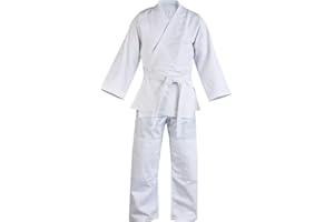 TMA Judo Uniform, Single Weave 450 gram White for Kids and Adults