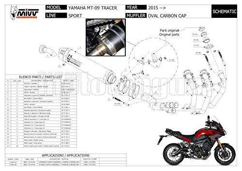 MIVV geluiddemper voor Speededge van staal, compatibel met Benzelli TRK 502 x 2020 20 E.004.LRX - Image 4