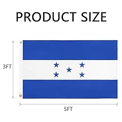 GSYLPFT Honduras Flags for Outside 3x5 Honduras