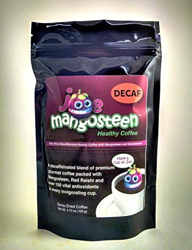 Joe Mangosteen Healthy Decaf Coffee with Mangosteen &amp; Ganoderma 1 - 3.73oz Bag (40 Servings)
