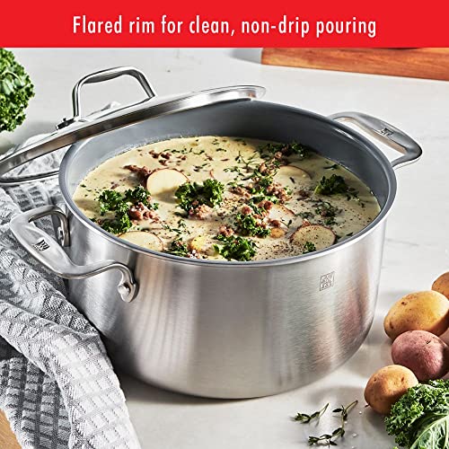 ZWILLING Spirit 3ply 10pc Stainless Steel Ceramic Nonstick Pots and
