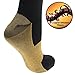 4 Pairs of Ontel Copper-Infused Anti-Fatigue Compression Knee-High Health Socks, For Men & Women Small Medium