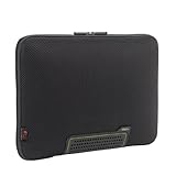 Solo Tech Collection AlwaysOn Laptop Sleeve, CheckFast Airport Security-Friendly, Holds Notebook Computer up to 15.6 Inches, Black, TCB101-4