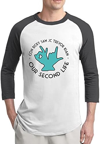 Our Second Life Men's 3/4 Sleeve Crew-neck Raglan Tee Small