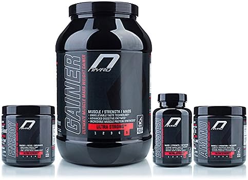Niyro – Gainer, Energy, Amino &amp; Booster - Muscle Building System Stack - Ultra Strong Supplement
