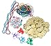 Pirate Bag Full Of Treasures Mega Pirate Booty Treasures Pirate Loot Coins and Gems Treasure Map Pirate Props for Treasure Hunt Game, Party Favors, Stocking Suffers or Treat Bags Value Pack 192 Gems