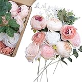 ETERNAL ANGEL Artificial Flowers Pink White Fake