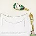 Ling's Moment 18 PCS Tassel Garland Banner Tissue Paper Tassels for Wedding Baby Shower Event & Party Supplies DIY Kits - (Tan+Ivory+Metallic Gold)