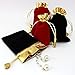 Ladovin 25Pcs Soft Velvet Pouches with Drawstrings for Jewelry Wedding Candy Gift Bags, 4.7