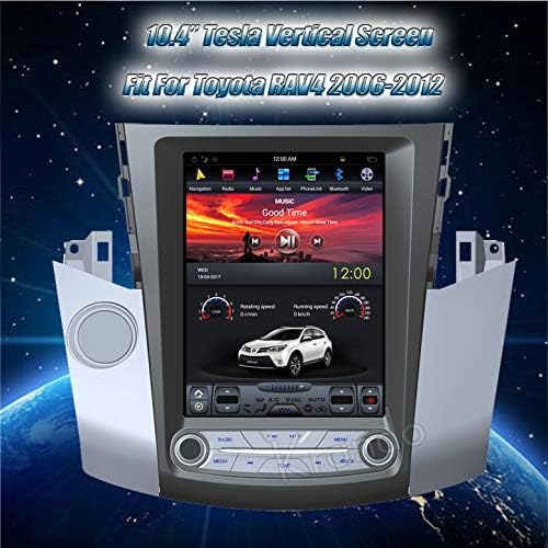 Car Radio Krando Android 10.4" Vertical Screen GPS for Toyota RAV4 2006-2012 System