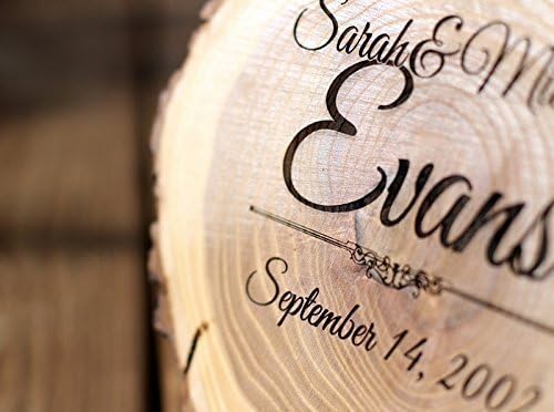 Personalized Elm Wood Natural Wood Plaque