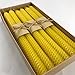 Jack Bee Nimble 100% Pure Beeswax Candles, Set of (12) 10x3/4 Hand Made Honeycomb tapers (Natural)