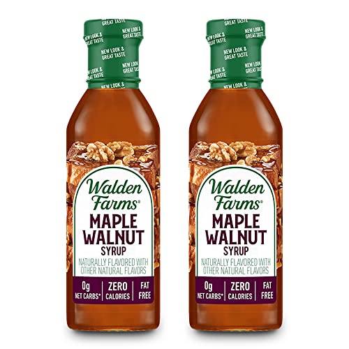 Walden Farms Maple Walnut Syrup 12 oz (Pack of 2) Sweet Syrup Near