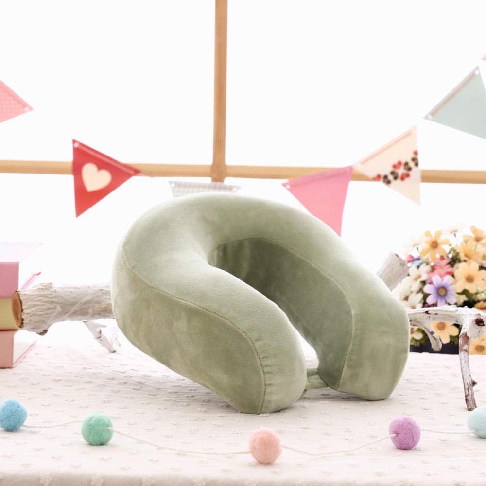 New Gray Bean Green Memory Foam UShaped Pillow Lunch Break