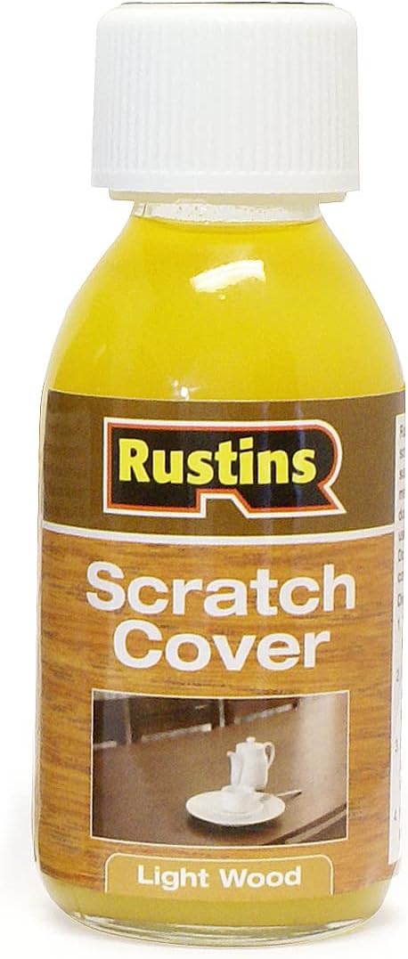RUSTINS Scratch Cover Light 125ml for Light Wood Furniture Scratch Repair