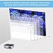 Movie Projector, BAALAND 2000 Lumens LED HD Multimedia Portable Projector with Speaker HDMI VGA USB for Home Office Support Laptop Smartphone