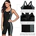 CharmLeaks Women One Piece Boyleg Swimsuit Racerback Training Swimwear Black XL