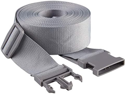 SHINKODA Twin Bed Connector Strap Adjustable Mattress Joiner Belts, Bedsheet Holder Band with Buckles, Perfect for Converting Two Twin Bed into a King or Keep Sheets in Place, 2" x33'