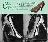 Cybrtrayd D055AB High Heel Shoe Chocolate Candy Mold Bundle with 2 Molds and Exclusive Cybrtrayd Copyrighted 3D Chocolate Molding Instructions
