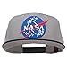 e4Hats.com Lunar NASA Patched Two Tone Snapback - Black Grey OSFM