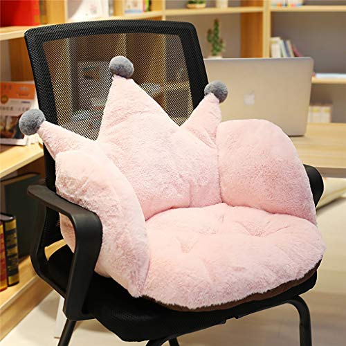 Nesee Chair Cushion Desk Seat Cushions Warm Comfort Sherpa Plush Desk Chair Cushions Relax Waist Backrest Chair Cushions Office Chair Kitchen Chair Recliner Cushion