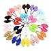 Calliar Girl's Headbands Ribbon Hair Bow Clips Barrettes For Girl Teens Kids Babies Toddlers ,20Pack-BB Bow