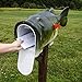Rivers Edge Products Largemouth Bass Fish Mailbox for Outside of Residential Home, Rural Mailbox Constructed of Metal with a Plastic Overmold, UV Resistant, Includes Tamper Resistant Mounting Hardware