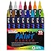 Water Based Premium Paint Pen Markers from U.S. Art Supply - 15 Color Set of Extra Fine Point Tips - Permanent Ink - Works on Most Surfaces Glass, Wood, Metal, Rubber, Rocks, Stone, Arts & Crafts