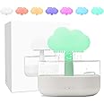 Rain Cloud Humidifier Water Drip, Mushroom Rain Lamp Waterfall, Aromatherapy Essential Oil Rain Diffuser, Raining Cloud Night Light with 7 Changing Colors for sleeping