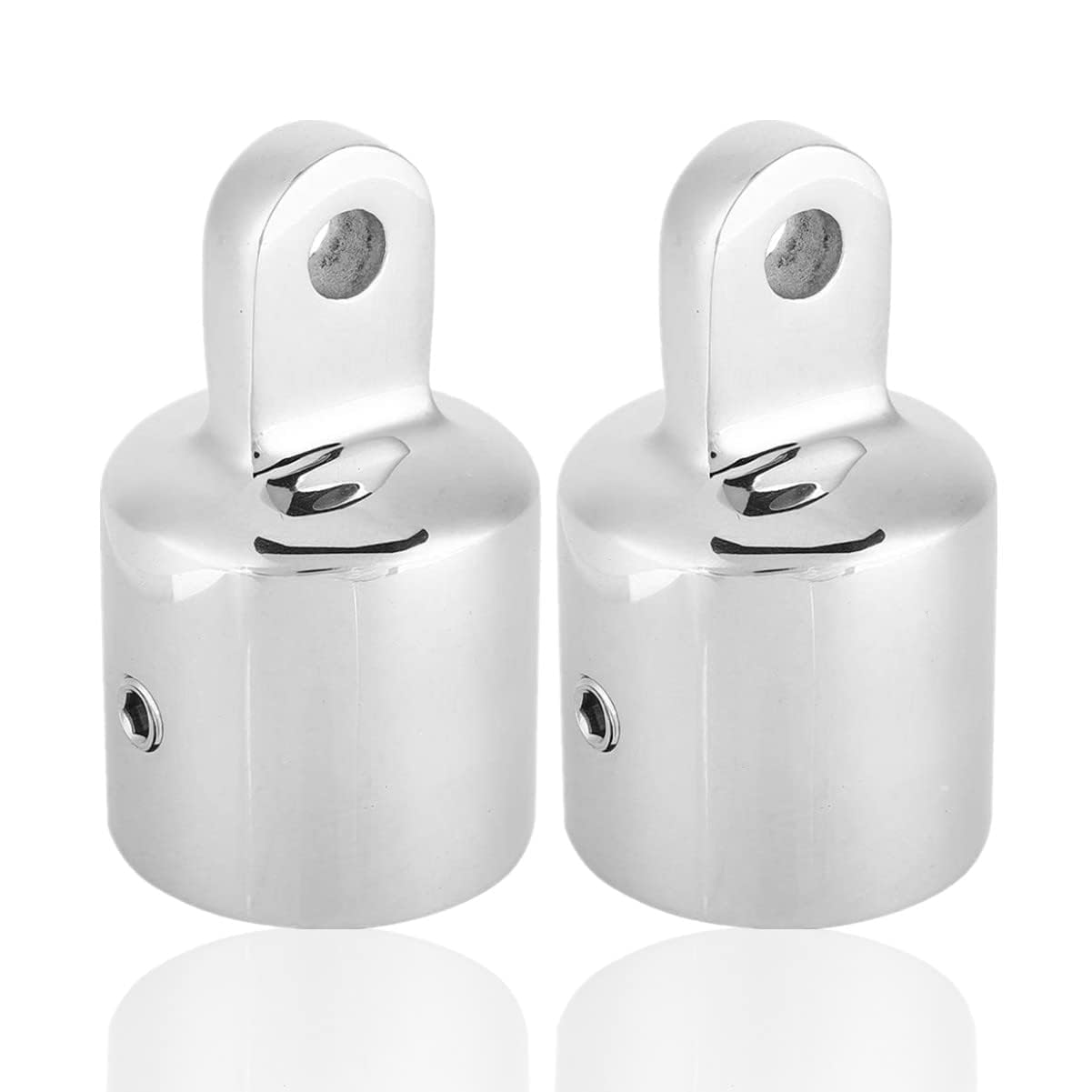 Alomejor Eye End for Marine Boat Bimini TOP Yacht Awning AccessoriesConnecting Fitting Deck Hardware 7/8" 1" (25mm*2pcs)