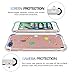 KIOMY for iPhone 7 Plus Crystal Clear with Design Cute & Funny Outer Space Galaxy Pattern Protective Case
