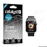Apple Watch Screen Protector 38mm Series 3, Series 2 & Series 1 [3 Packs] Full Coverage Protective Film [Ultra Clear & Thin, Anti-Scratch iWatch Protection]