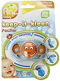 RaZbaby Keep-it-Kleen Pacifier - Finley Clown Fish