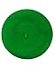 NYFASHION101 French Style Lightweight Casual Classic Solid Color Wool Beret, Kelly Green