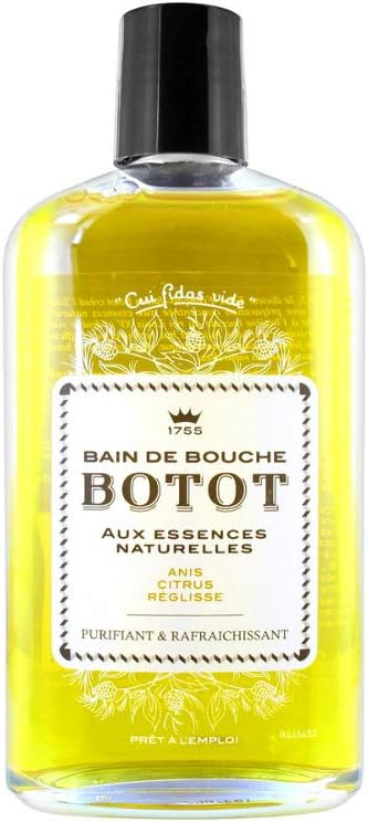Botot Botot Bain De Bouche Jaune 250 ml - 25 ml, 250 ml (Pack of 1)