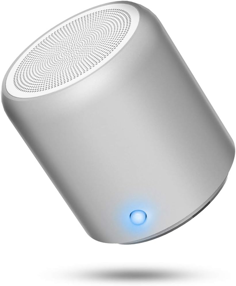 Urbetter Portable Bluetooth Speaker, Mini Wireless Speaker Double-up Connection, Loud Stereo Sound, Better Bass, Work with Phones, Tablet and More - Silver