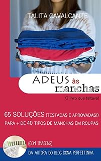 Livro ADEUS ÀS MANCHAS