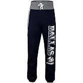 Simapak Womens City Classic Fleece Lounge Sweatpants Jogger Pants - Navy & Grey
