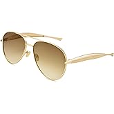 COASION Retro Oversized Aviator Sunglasses Womens - Fashion 70s Aviators Sun Glasses Gold Shades Accessories