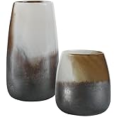Desert Wind - Vase (Set of 2)-12.25 Inches Tall and 6.5 Inches Wide