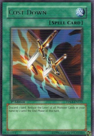 Yu-Gi-Oh! - Cost Down (DPKB-EN033) - Duelist Pack: Kaiba - 1st Edition - Rare