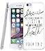 Case for 6S Christian Words - [Exact Slim Fit Clear with Design Full Coverage] Bumper Compatible for iPhone 6/6S [ Bible Verse Psalm 116:2]