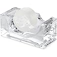 Huang Acrylic Clear Block Tape Dispenser, modern design, crystal clear construction, perfect for home or office