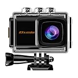 Action Camera, Dveda 16MP 4K Ultra HD WiFi Waterproof Sports Action Camera 170 Degree Wide-Angle Lens with 2Pcs Rechargeable Battery, Full Accessories Kits and Carrying Case Included
