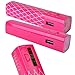 Halo Pocket Power Starlight 3000mAh Power Bank w/Charging Cable 30-Pin Adapter & Built-in LED Flashlight (Pink Lattice) Consumer electronics