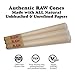 RAW 108 Organic 1 1/4 Cones - W Gallery Scoop Sticker - Discreet Box - Pure Hemp 1.25 84mm Pre-Rolled Cones - 26mm Filter Tips - Natural Unbleached Unrefined Rolling Papers - 100 + Bonus Pack