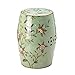 Accent Plus Floral Garden Decorative Stool 13.25x13.25x18”