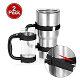 Adoric 2 Pack Anti-Slip Adjustable Tumbler Handle, Versatile for 30 Oz 20 Oz and All Other Sizes Tumblers of YETI Rambler, RTIC, Ozark Trail, SIC Cups and More