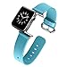 J&D Replacement Band Compatible for Apple Watch 38mm Series 4/3/2/1 Band, Modern Series Genuine Leather Strap Wrist Band Replacement with Metal Clasp Adapter for 38mm Wristbands