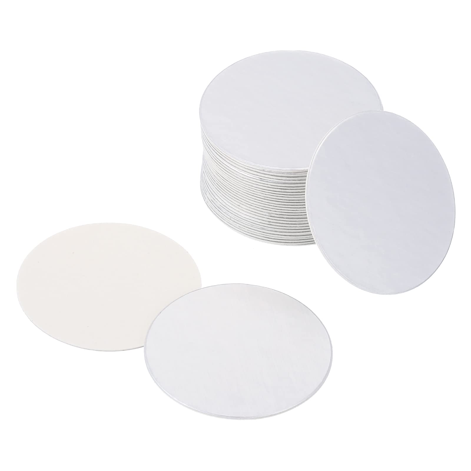 PATIKIL 28mm/1.1" Aluminum Foil Cap Liner, 150 Pack Resistant Tamper Induction Heat Sealer Sealing Liners for PE Plastic Bottle Jar Lid